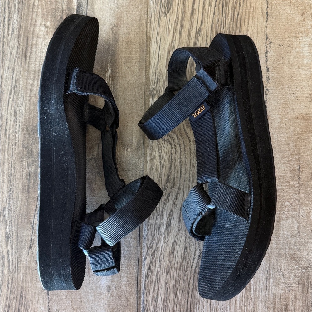 Teva Midform Universal Platform Sandal | black sz 9 - Picture 3 of 8